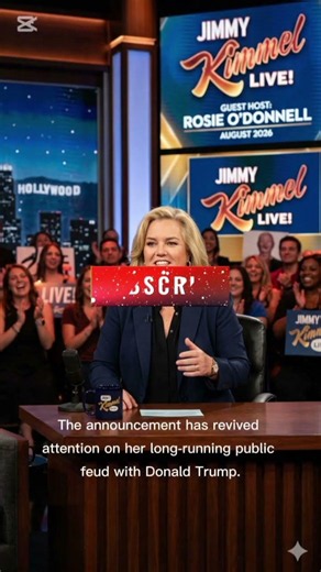 💬 Rosie O’Donnell Set for Major TV Comeback | Guest Hosting Jimmy Kimmel Live Sparks Buzz