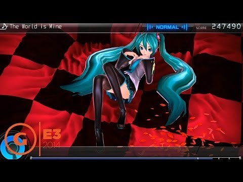 Hatsune Miku: Project DIVA F 2nd The World Is Mine Gameplay - E3 2014