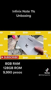 1.2K views · 50 reactions | Infinix Note 11s Unboxing #top5 #fyp #OwnTheFuture #foryou #techtok #philippines #infinix | The j Vlog Stories | Facebook