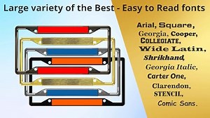 Watch 4-hole - Car Custom License Plate Frames on Amazon Live