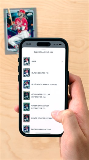 𝙉𝙀𝙒 𝙁𝙀𝘼𝙏𝙐𝙍𝙀 📱 Find your parallel 🔎 The PSA app’s new search tool lets you quickly identify parallels and variants with drop-down precision. Scan your card and select from the list to pull marketplace insights and build your submission. 🔗i 🔗 https://psacard.click/App-fb | Professional Sports Authenticator - PSA