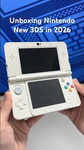 Unboxing Nintendo New 3DS in 2026 #retrogaming #console #zelda #nintendo #handheldgaming