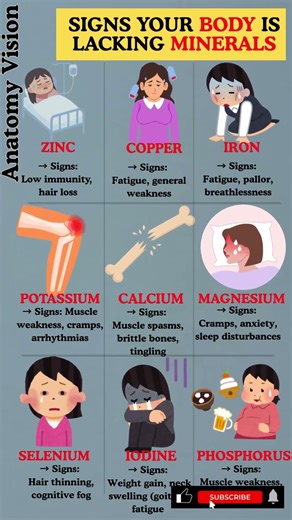 9 Early Symptoms Of Mineral Deficiency Most People Miss