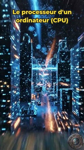 Zoom x10 000 dans un Processeur (CPU) 🤯💻 #shorts