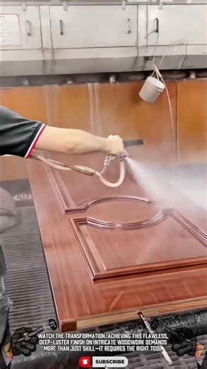 Wood Door Finishing Spray Tool for Deep Luster #ToolHolder