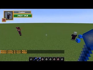 Evoker vs illager invasion in Minecraft