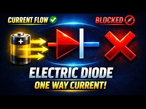 How electric diode works ?? | Semiconductor | Physics explanation in Hindi