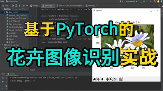 【PyTorch花卉图像识别实战】存下吧，比啃书强太多了！手把手带你学透基于Pytorch框架的花卉图像识别模型实战，原理详解 项目实战，看完直接跑通！