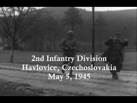 2nd Infantry Division in Havlovice (Domažlice), Czechoslovakia; May 5, 1945