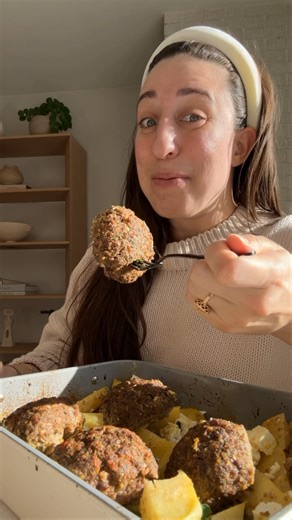 Bifteki is a recipe that is an authentic traditional Greek dish. It reminds me of home and my mom, and is so tasty. They are essentially baked beef patties. The beef is mixed with veggies like tomatoes and onions, breadcrumbs, and parsley. Consider it a Greek version of a burger patty. I served these with delicious potatoes and with crumbled feta on top. Grab the recipe and Pin for later ---> https://www.foodbymaria.com/bifteki/ | Foodbymaria