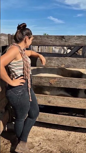 Cowgirl Vibes at the Ranch 🤠 | Farm Life, Cattle & Country Lifestyle Shorts #villagelife #rurallife
