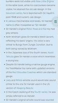 According to TTTE Wiki Sir Handel's Voice is very similar to Bungo