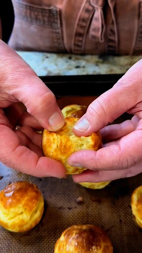 10K views · 188 reactions | Gougères aka Cheese Puffs ‍ From...