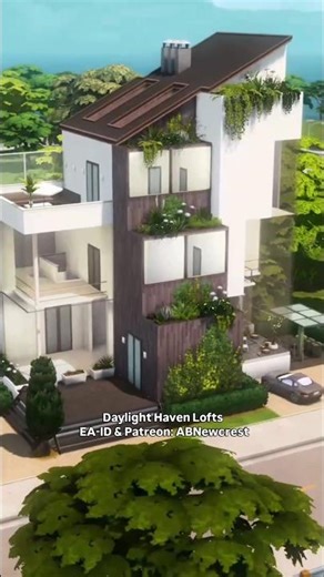 Sims 4 Speedbuild: Modern Apartment Build 🏢 #thesims4