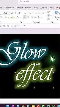 Make Your Slides POP with This Signage Glow Effect in PowerPoint #ramgopalppt #powerpoint