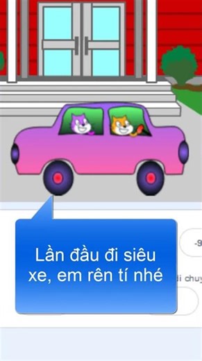 Vẽ siêu xe cùng mèo Scratch Lập trình trẻ em Scratch