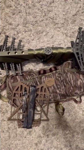 New saddle setup 🔥🔥🔥 #hunting #deerhunting #saddlehunting #tethrd