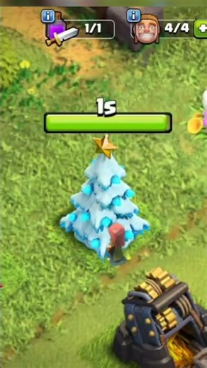 2025 CLASHMAS TREE CLASH OF CLANS #clashofclans #cocshorts #coc