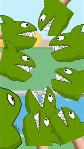 BFDI #Shorts - Fish Monsters dancing earned it