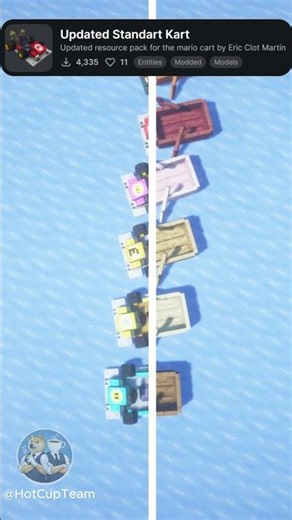 Minecraft: Better Golems + HD Carpets & Kart 🚗✨ #minecraft #shorts #resourcepack
