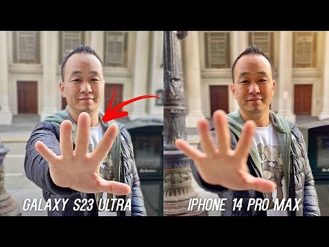 Galaxy S23 Ultra vs iPhone 14 Pro Max Camera Video Test Comparison