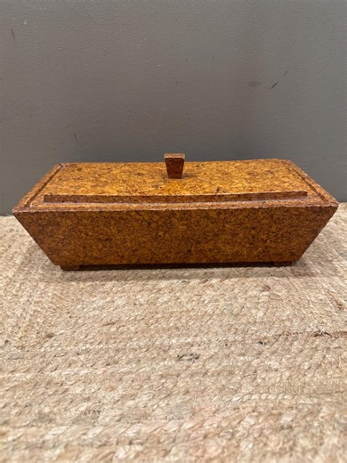 Vintage Mid-century Modern Cork Box | 1960s Decorative Storage | Studio Prop Find - Etsy