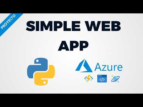 PROYECTO AZURE: DISEÑAR UNA APLICACIÓN SENCILLA DESDE CERO
