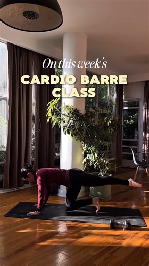 More than just barre on Instagram: "Un poco de la clase nueva en YouTube, 30min de Cardio Barre 🙂‍↕️🙂‍↕️🙌🏻 #barre #freeclasses #barreworkout #freebarreclasses #youtubeclasses"