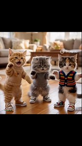 When the beat drops, the kittens can’t stop! 😹🐾 #kittens #cute #dancing #fblifestyle #fyp #fypシ゚ #fypviralシ #reels #trending #viral #highlights #followers #friends #everyone #explore #catlovers | Helen Tan