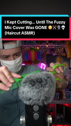 Destructive Haircut ASMR: The Fuzzy Mic Cover Experience