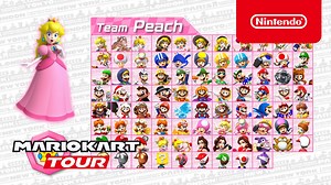 13K views · 1K reactions | Here are the team members for the Peach vs. Bowser Tour in Mario Kart Tour! First up is Team Peach! | Mario Kart Tour | Facebook
