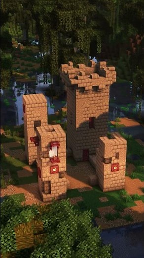 How to Build a Small Mangrovian Castle in Minecraft