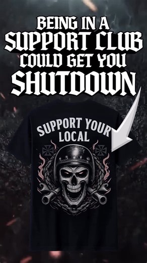 DEMONS ROW on Instagram: "Support Clubs Can Get Shut Down Fast 💀🏍️ Once you become a support club, your independence is gone. Your choices, your associations, and your mistakes aren’t just yours anymore. This is the risk nobody warns you about. #bikersecrets #motorcycleclub #supportclub #bikerlife #mcculture #outlawmc #bikertalk"