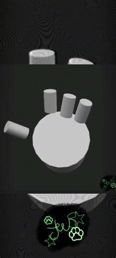 2D and 3D animation mixed together #art