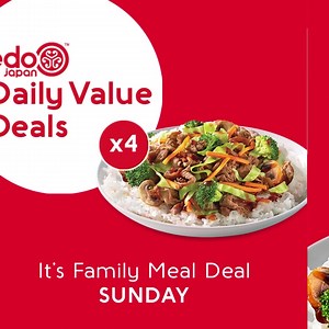 3.3K views · 46 reactions | Have you heard about our Daily Value Deals?! Every day of the week we have a different Value Deal. Visit www.edojapan.com/promotions/daily-value-deals for more information! | Edo Japan | Facebook