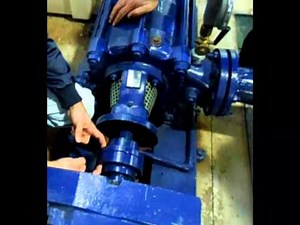 alignement par comparateur de l'accouplement groupe moteur pompe