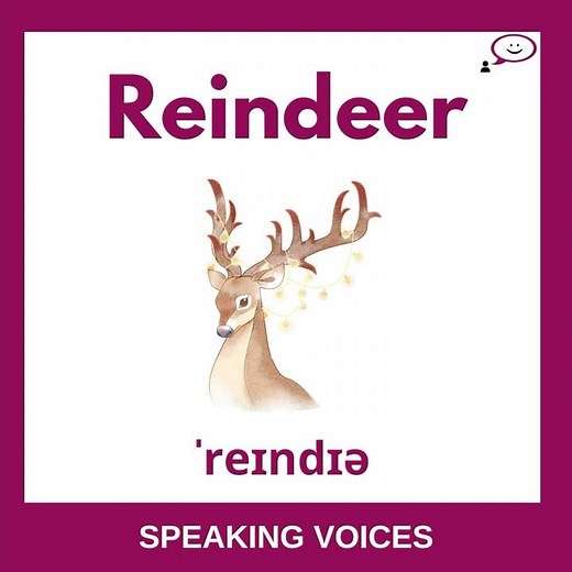 How To Say Reindeer | British English Pronunciation