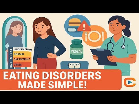 “Eating Disorders Explained | Anorexia, Bulimia, Binge-Eating, Nursing Interventions & Meds”