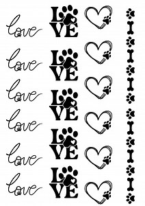 Sticker/plotter Templates - Etsy