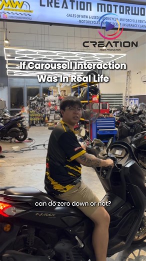 7.2K views · 38 reactions | Carousell or Carouhell ! Share with us some funny moments you’ve encountered  Check us out on TikTok, Instagram, Facebook & Google Review https://www.tiktok.com/@creationmotorworld?_t=ZS-8xWIwyP7zNt&_r=1 https://www.instagram.com/creationmotoworld?igsh=MWhudnRuZDUxa2gyYQ== https://www.facebook.com/share/1ASSRjYbAz/?mibextid=wwXIfr Google reviews - https://g.co/kgs/yJbjmC7 | Creation Motorworld Pte. Ltd | Facebook