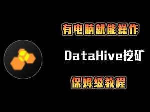 有电脑就能操作———DataHive挖矿，保姆级教程！#加密货币 #数字货币 #项目 #挖矿#教程 #区块链