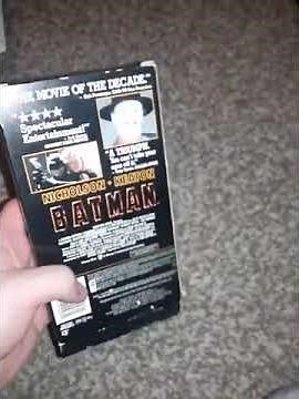 Batman (1989) VHS Review