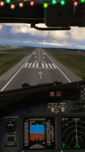 Landing with the new yoke #msfs2024 #aviation #airplane #flightsim