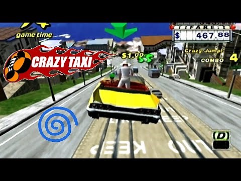 Crazy Taxi playthrough (Dreamcast) (1CC)