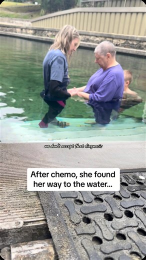 I’m not crying you are! Continuing to pray for her full healing of health! #newstart #lifeanew #restart #commitment #christianity #baptism #baptized #repent #chemo #healing #miracles #jesusisking | Kayla Gabbard