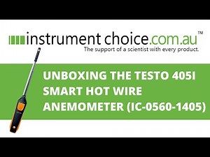 Unboxing the Testo 405i Smart Hot Wire Anemometer (IC-0560-1405)