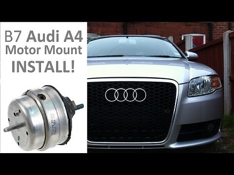 How To Install Motor Mounts | Audi A4 2.0T