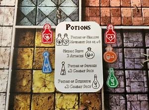 Potion Tokens - for Use With Heroquest - Set of 50 - Etsy