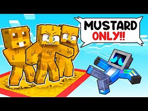 Locked on ONE CHUNK with MUSTARD in Minecraft!