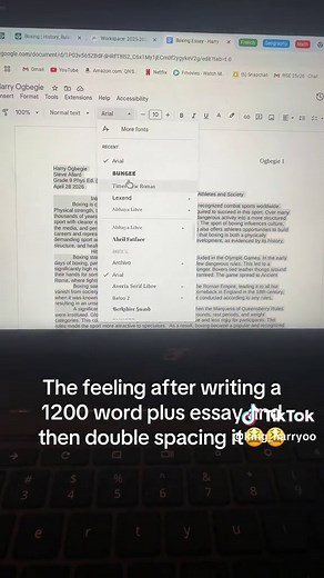 1 2 3 REALEASE THEM #essay #highschool #student double spacing after completion😫😫#niche #makemefamous